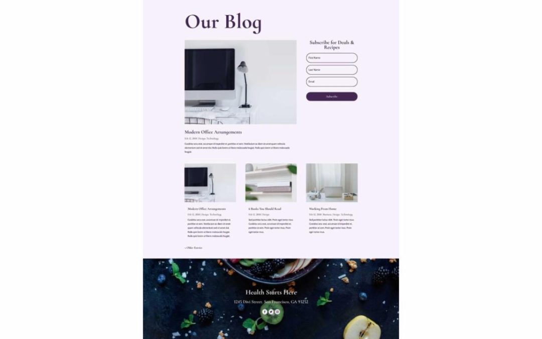 ET – Acai Bowl Blog Page