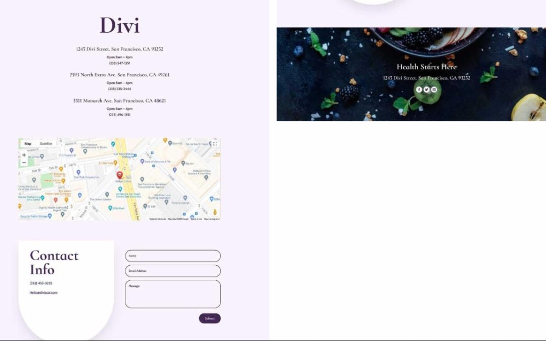 ET – Acai Bowl Contact Page