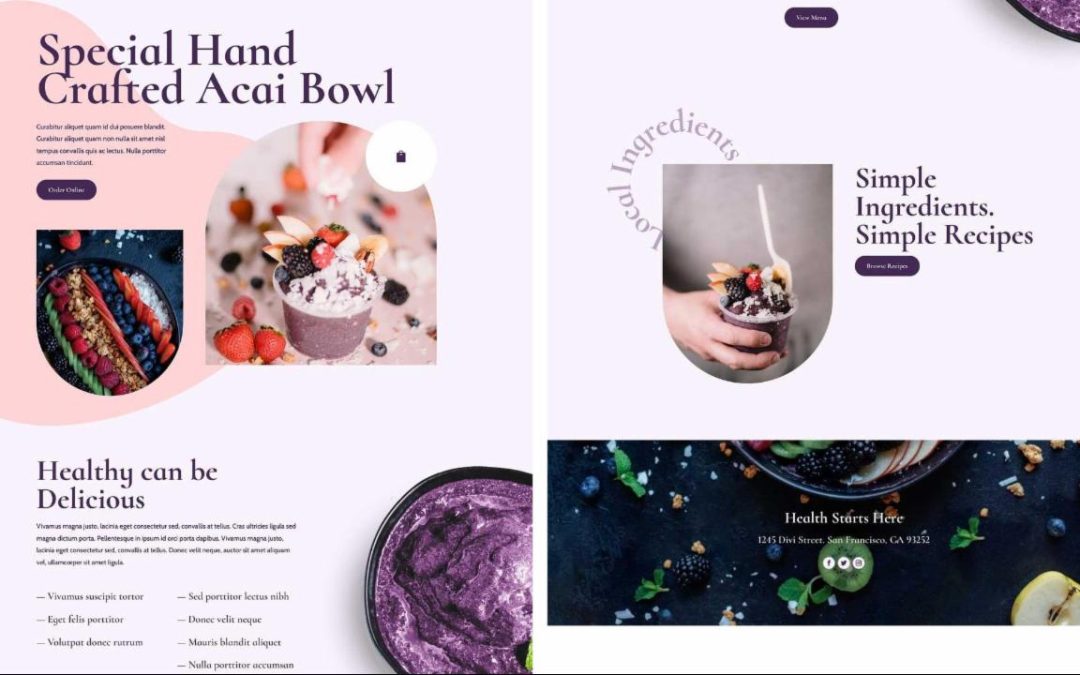ET – Acai Bowl Home Page