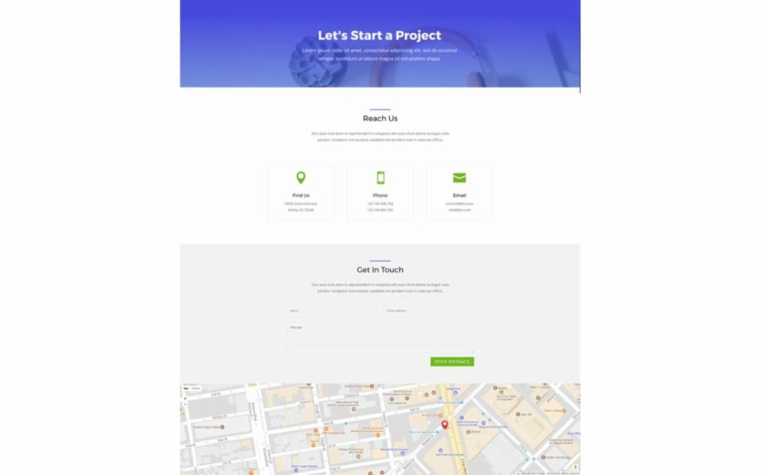 ET – Agency Contact Page