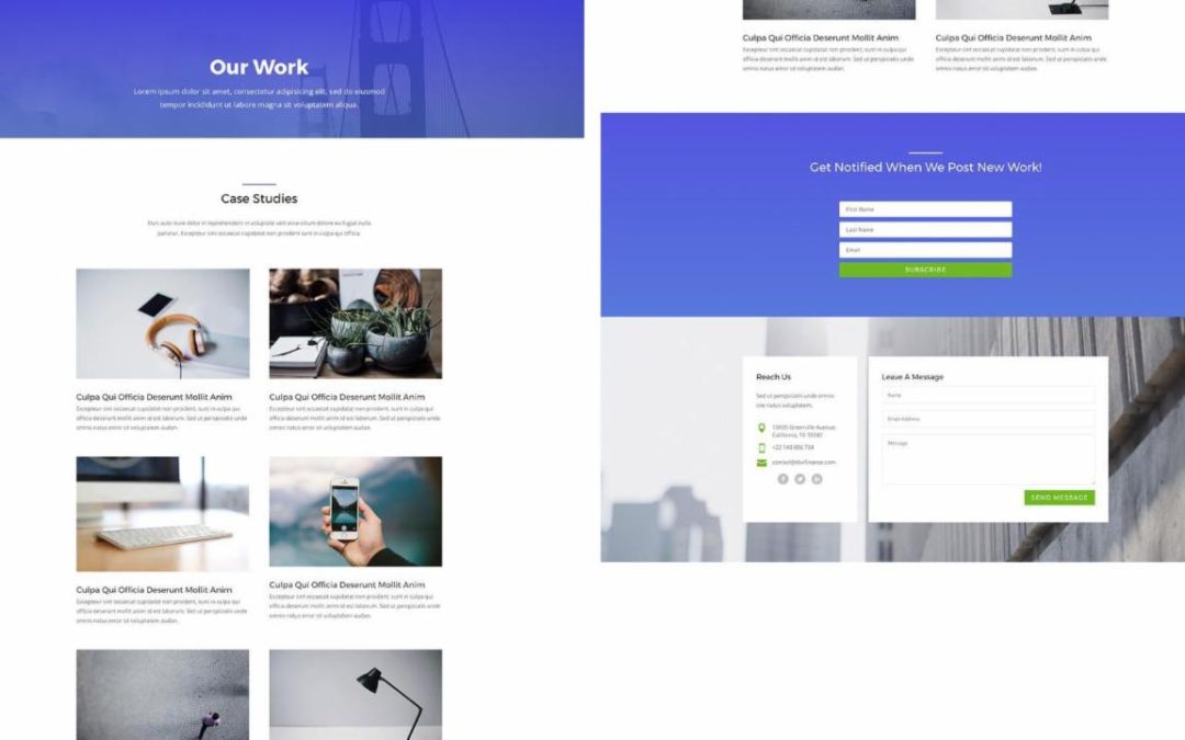 ET – Agency Portfolio Page