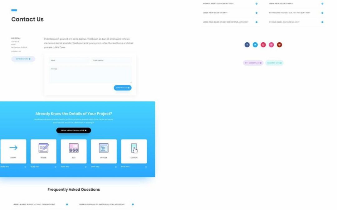 ET – App Developer Contact Page