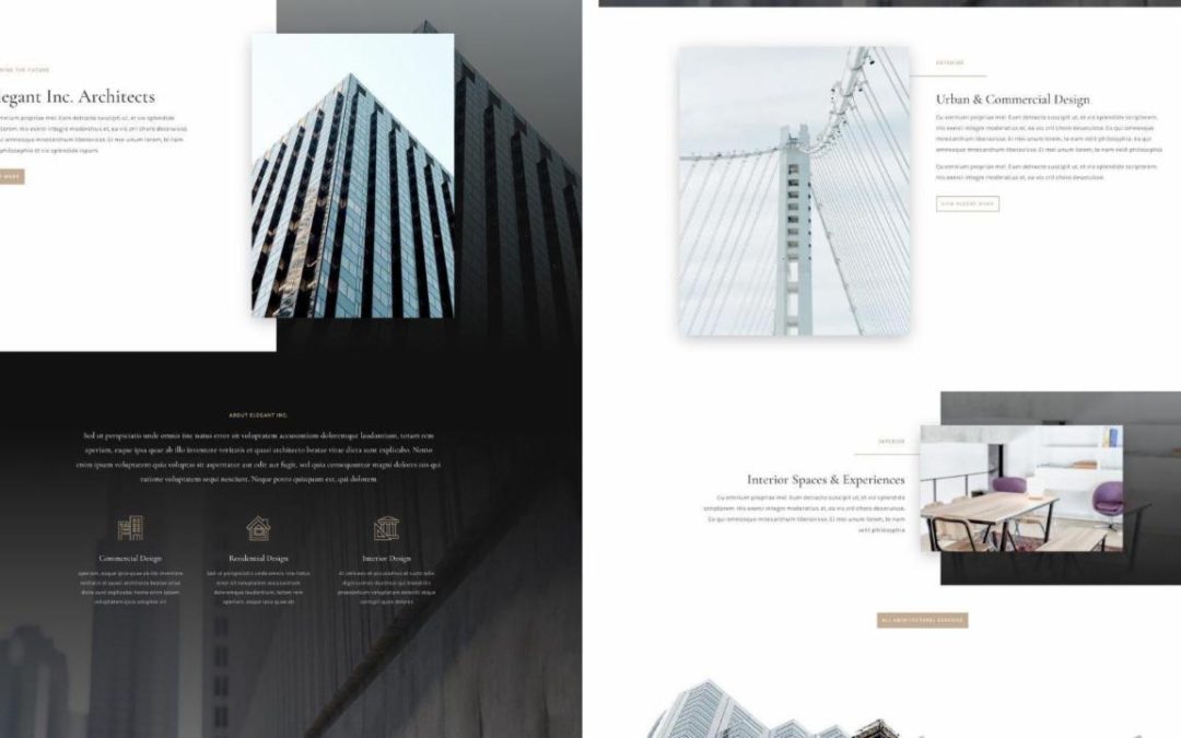 ET – Architecture Firm Landing Page