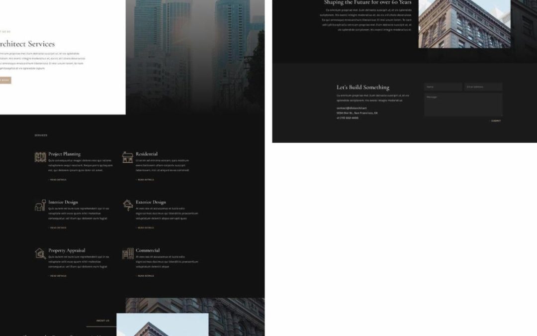 ET – Architecture Firm Services Page