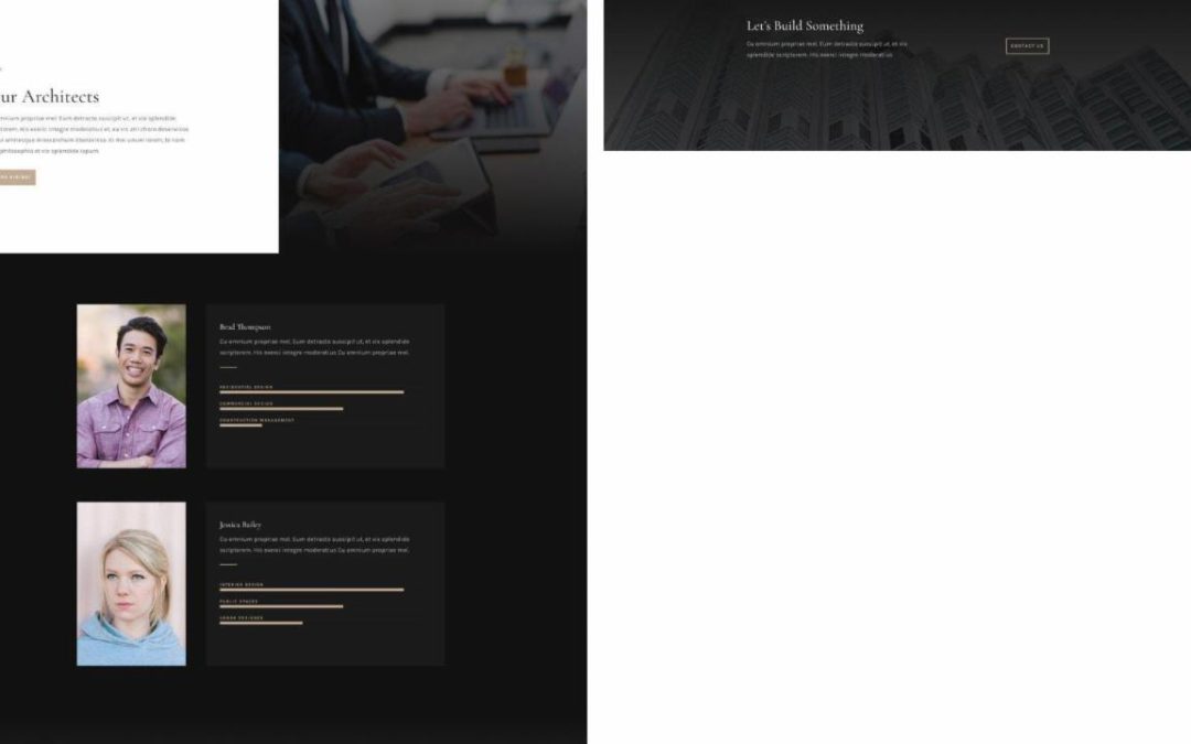 ET – Architecture Firm Team Page