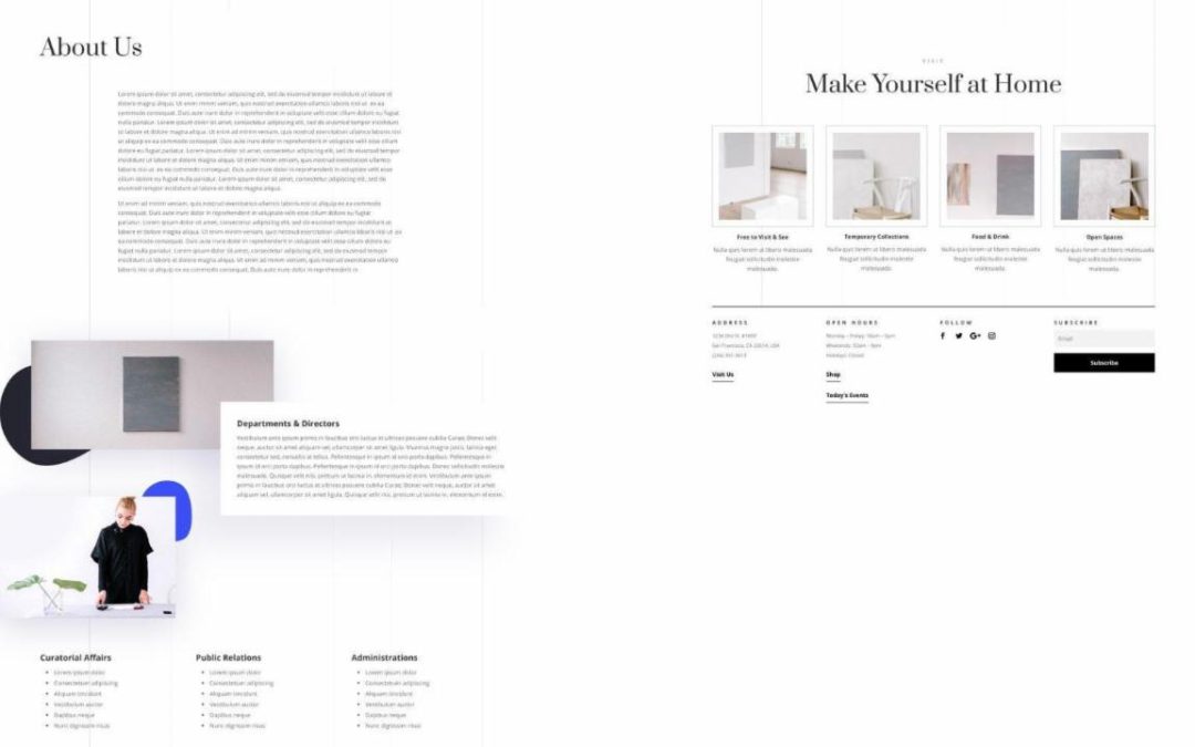 ET – Art Gallery About Page