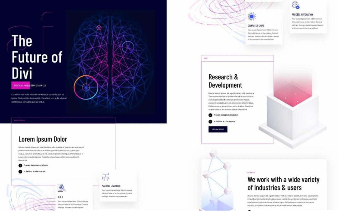 ET – Artificial Intelligence Landing Page