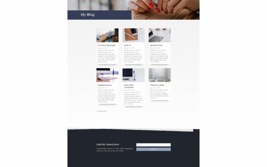 ET – Author Blog Page