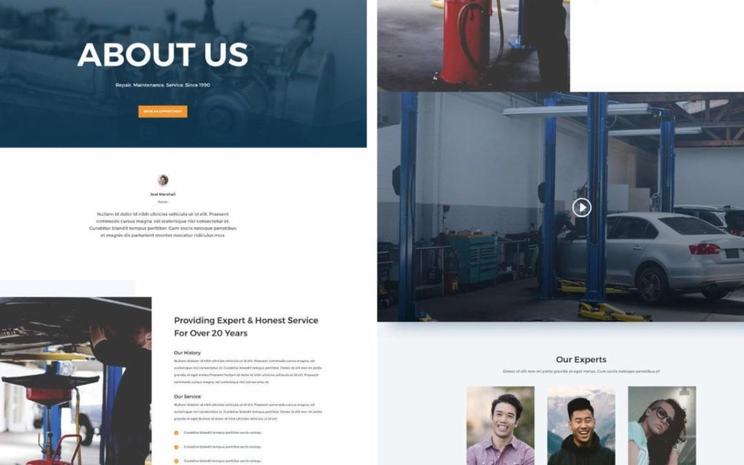 ET – Auto Repair About Page