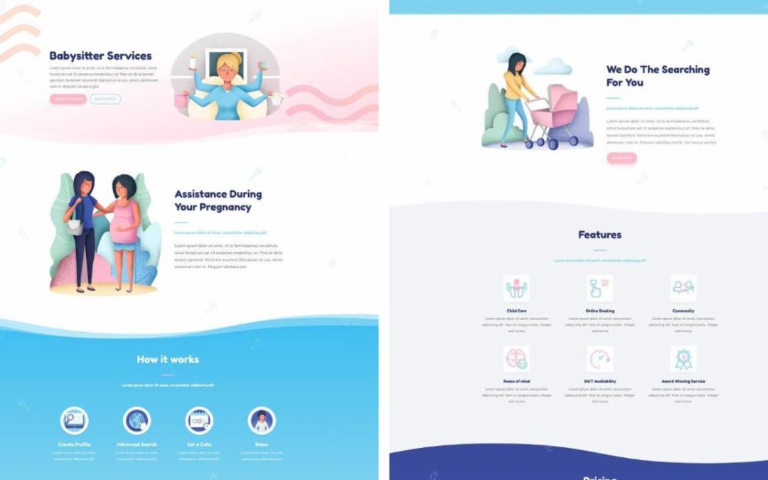 ET – Babysitter Landing Page