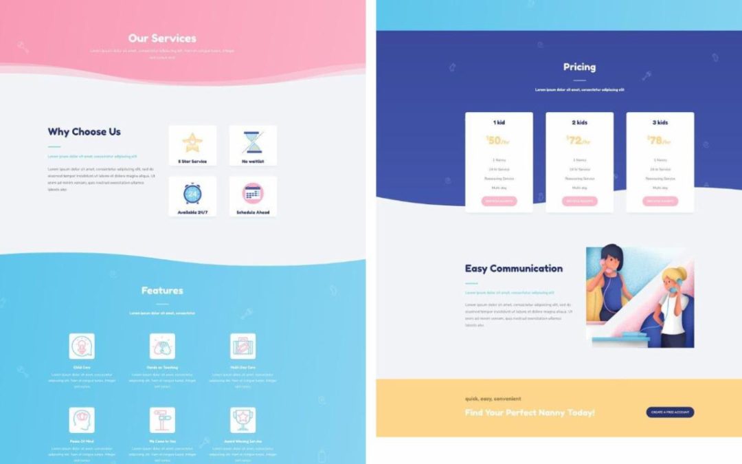 ET – Babysitter Services Page