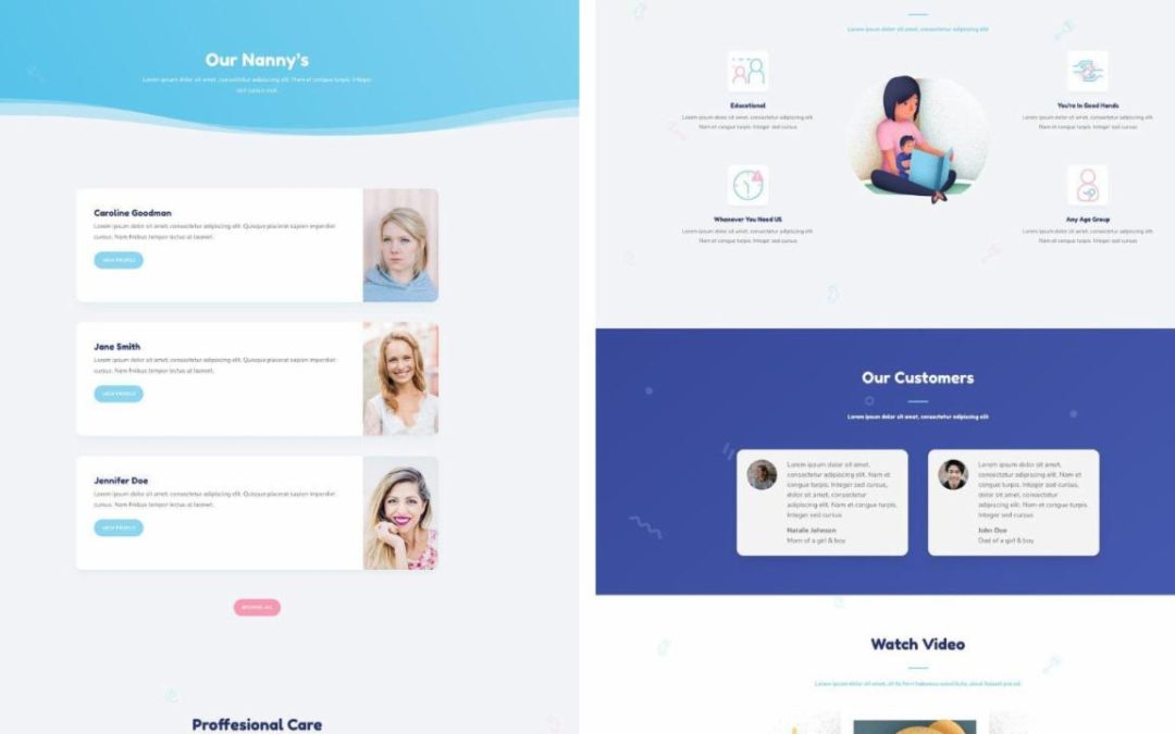 ET – Babysitter Team Page