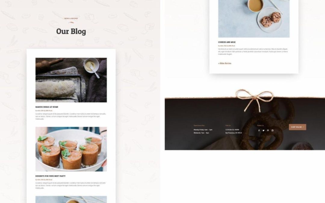 ET – Bakery Blog Page