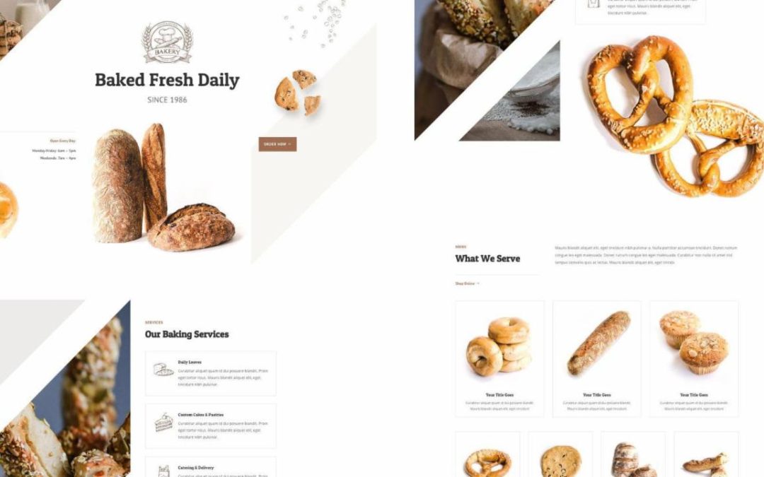 ET – Bakery Landing Page