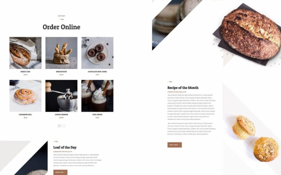ET – Bakery Shop Page