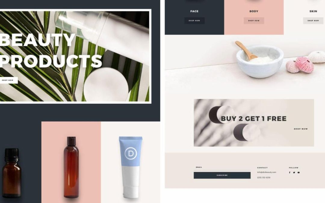 ET – Beauty Product Home Page