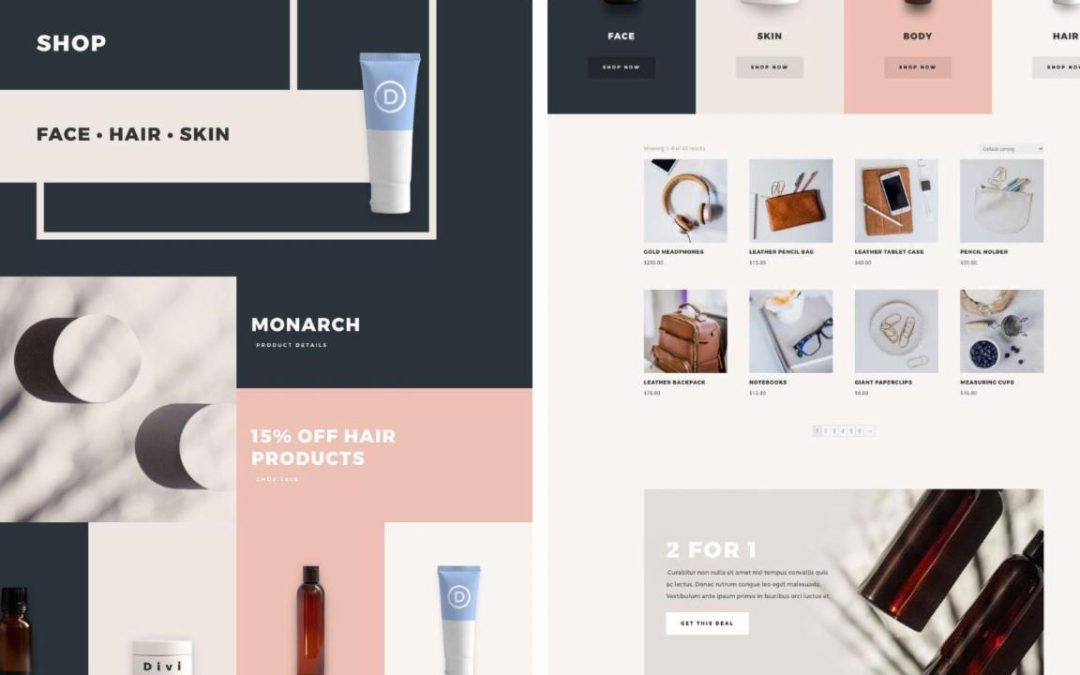 ET – Beauty Product Shop Page