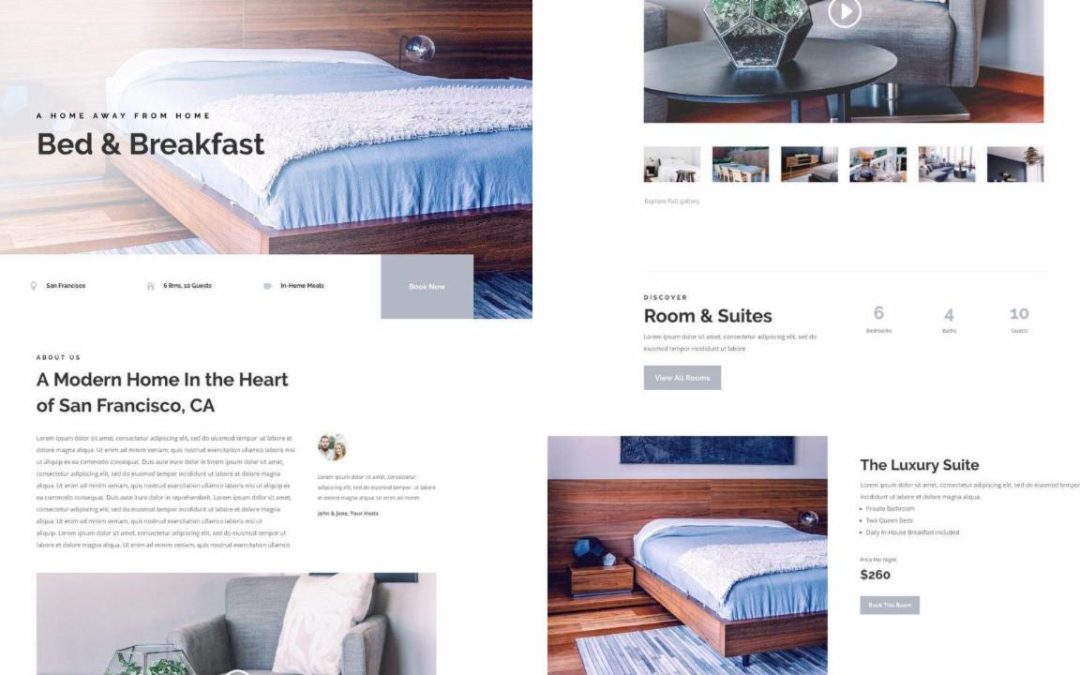 ET – Bed And Breakfast Landing Page