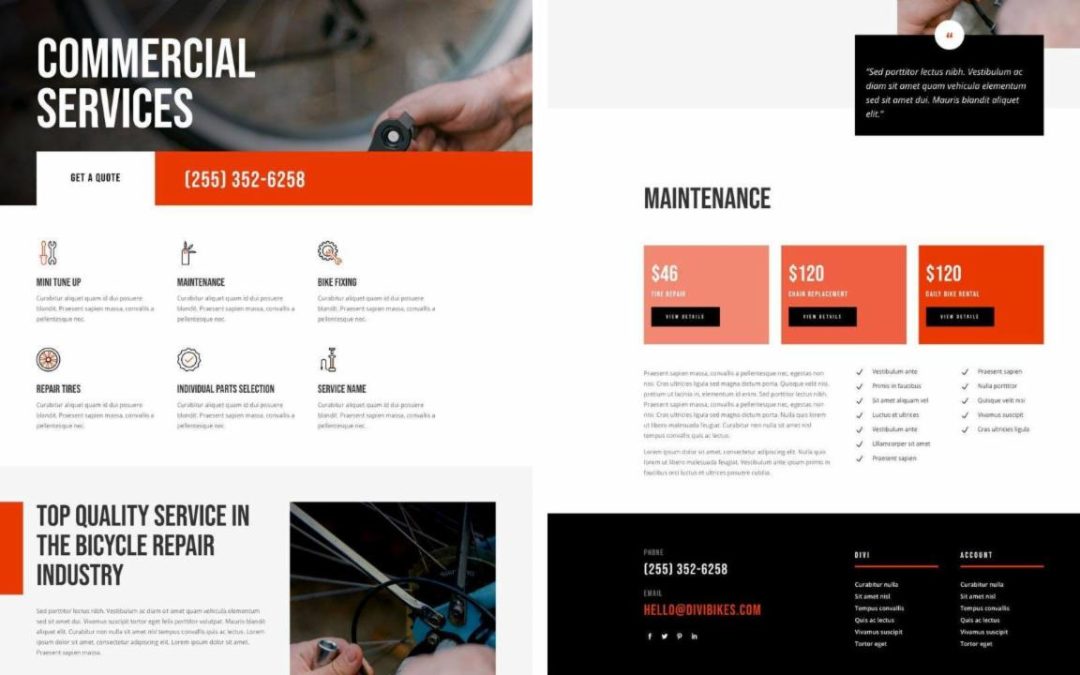 ET – Bike Repair Services Page