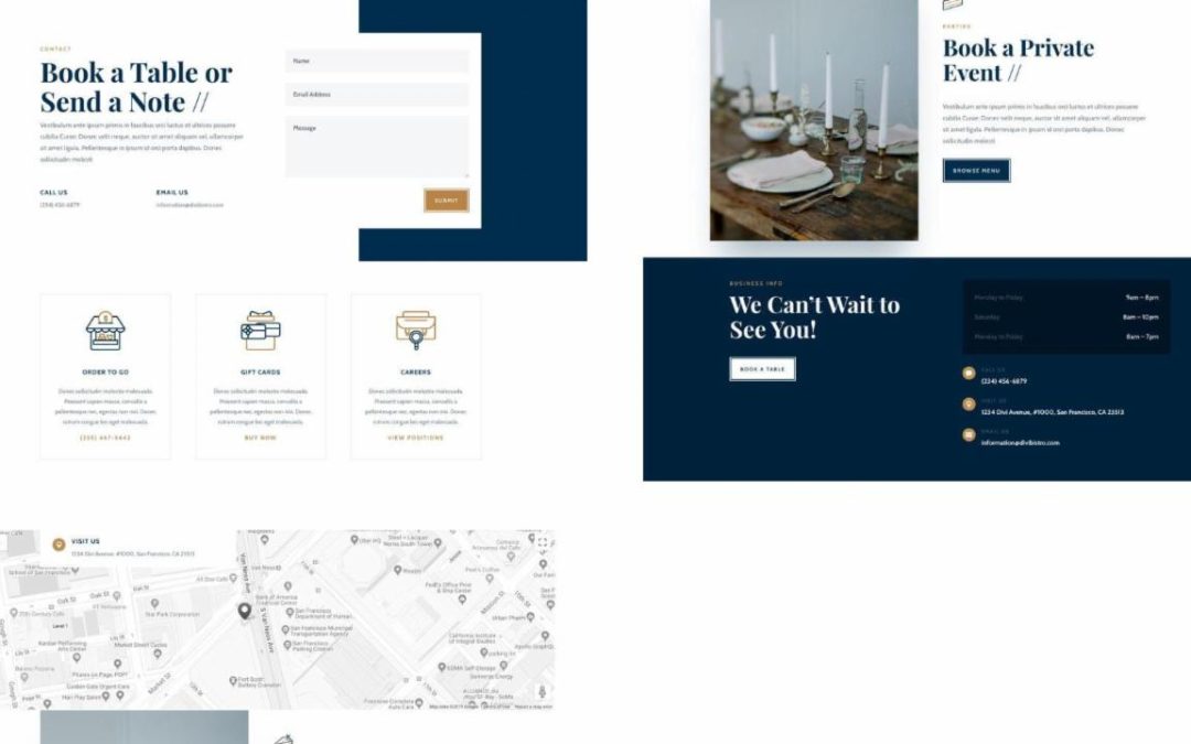 ET – Bistro Contact Page
