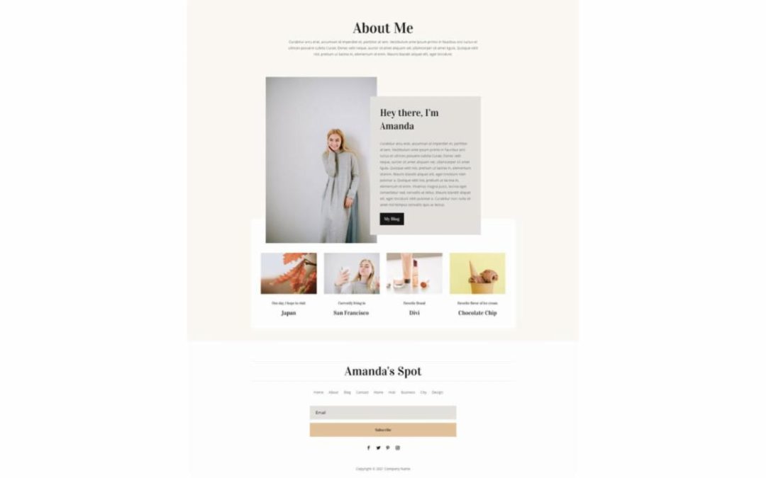 ET – Blogger About Page