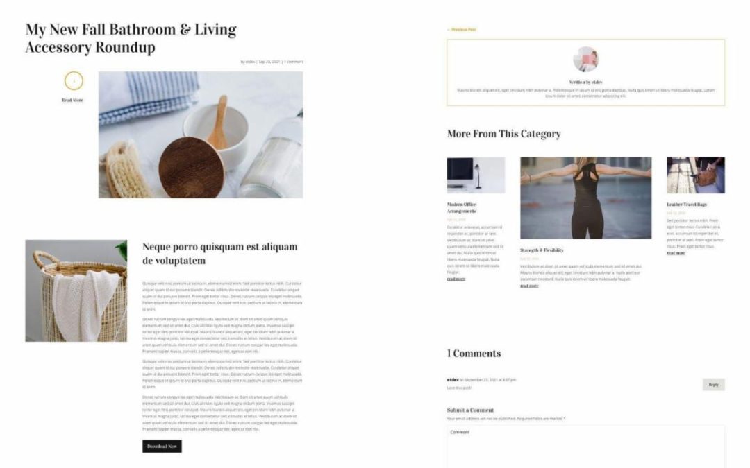 ET – Blogger Post Page