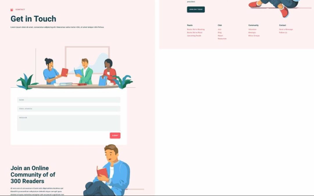 ET – Book Club Contact Page