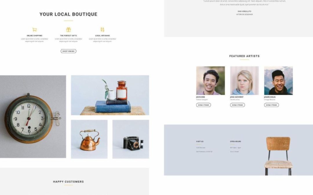 ET – Boutique About Page