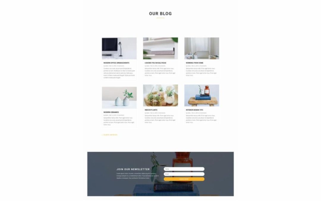 ET – Boutique Blog Page