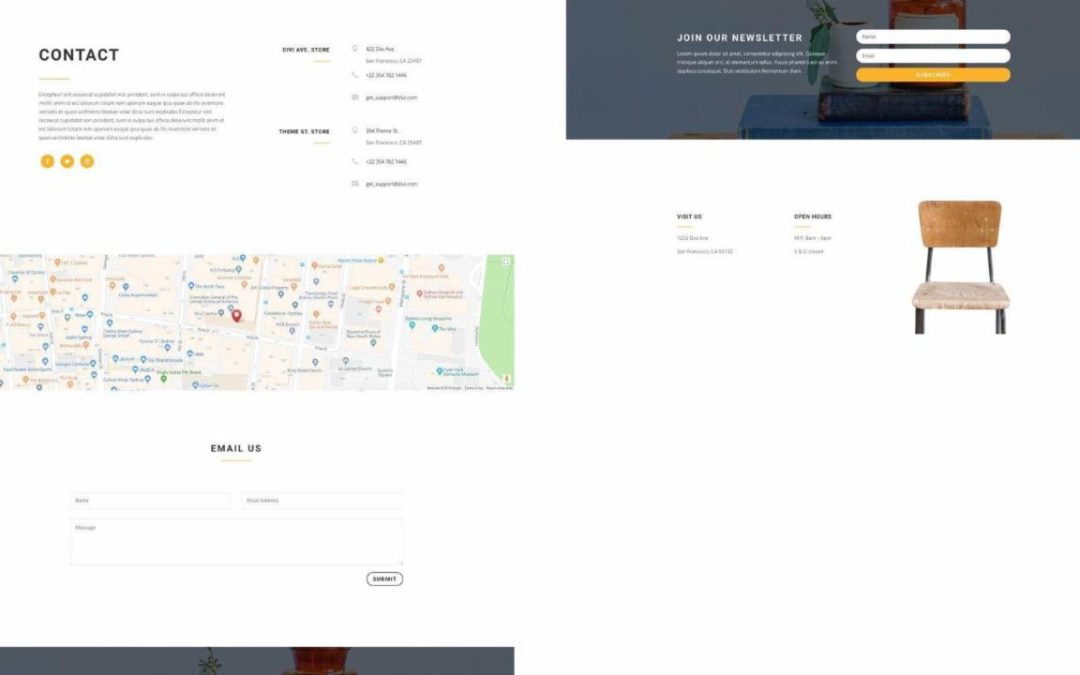 ET – Boutique Contact Page
