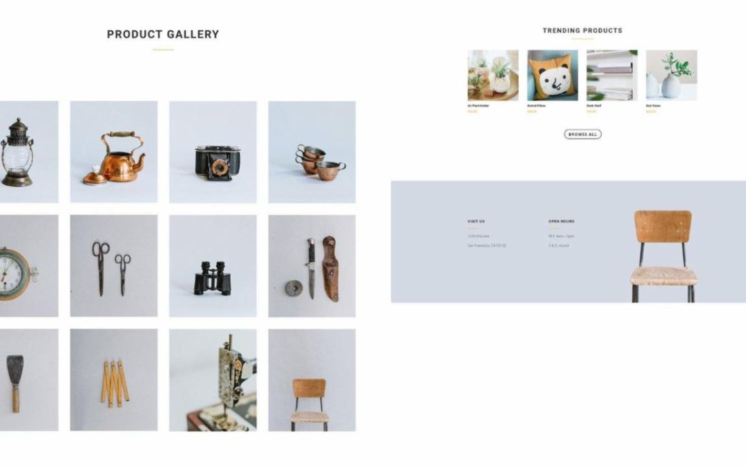 ET – Boutique Gallery Page