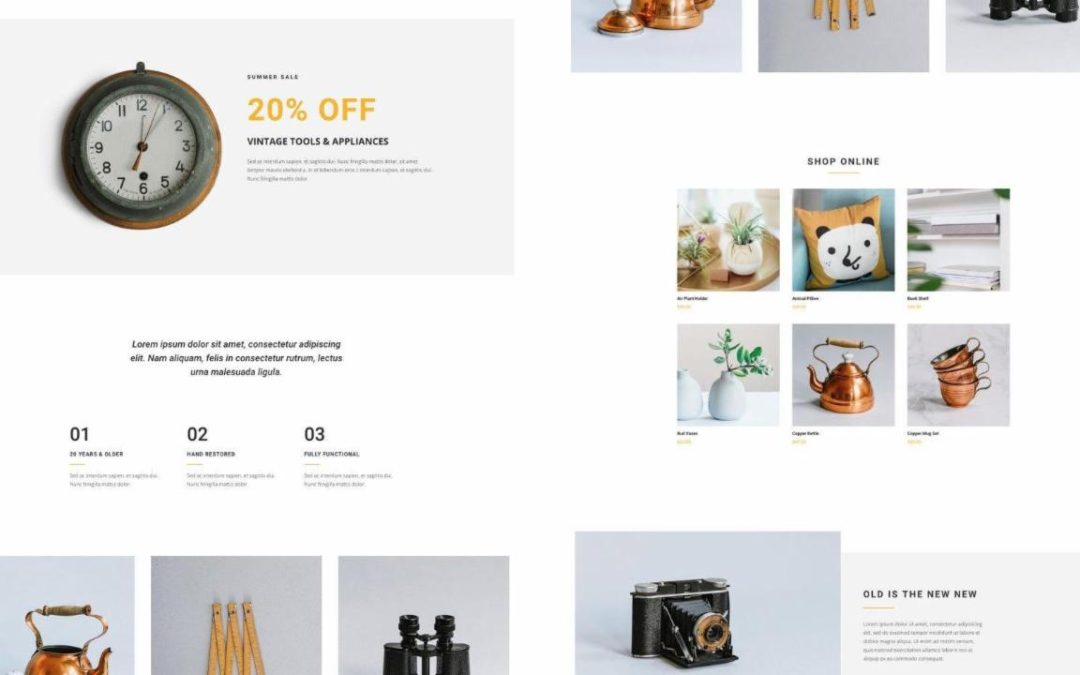 ET – Boutique Sale Page