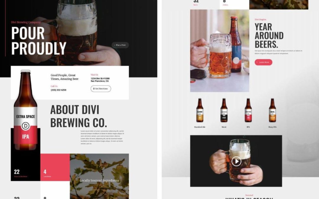 ET – Brewery Landing Page