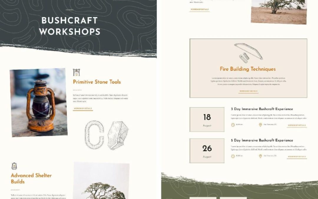 ET – Bushcraft Classes Page