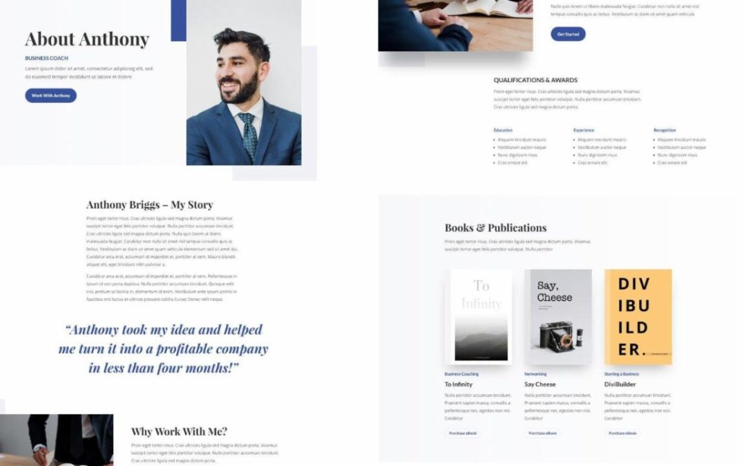 ET – Business Coach About Page