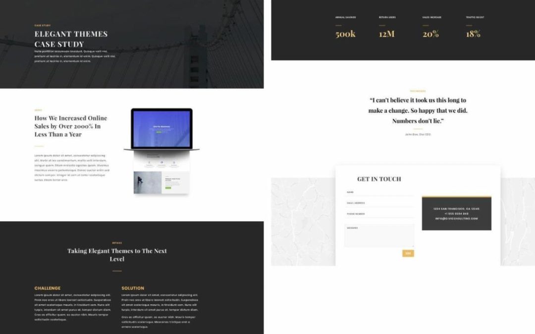 ET – Business Consultant Case Study Page