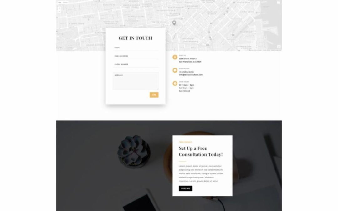 ET – Business Consultant Contact Page