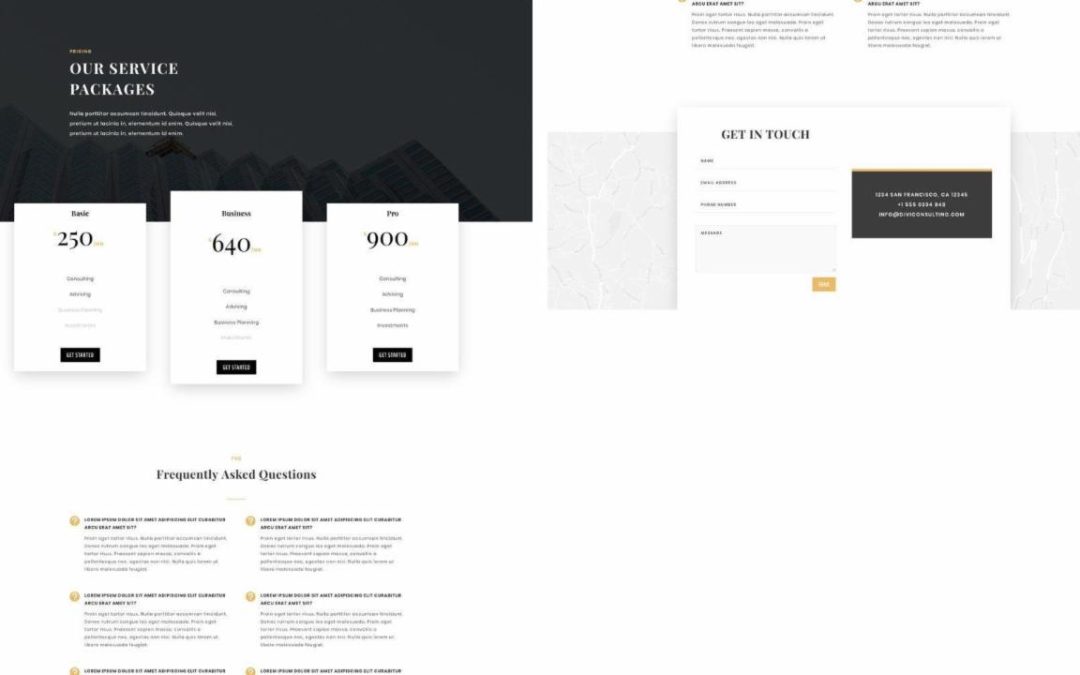 ET – Business Consultant Pricing Page