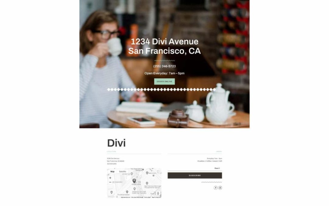 ET – Cafe Location Page