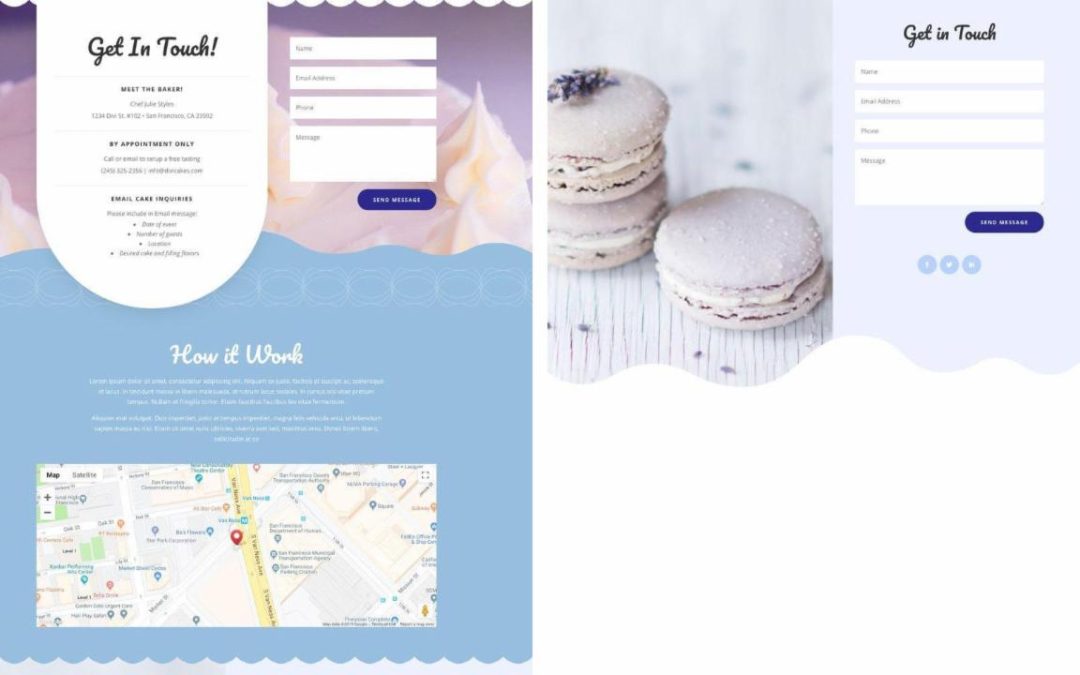 ET – Cake Maker Contact Page