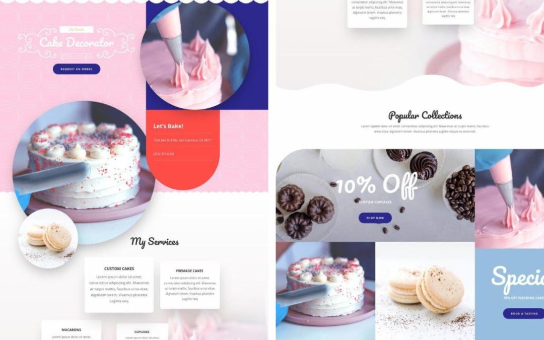 ET – Cake Maker Landing Page
