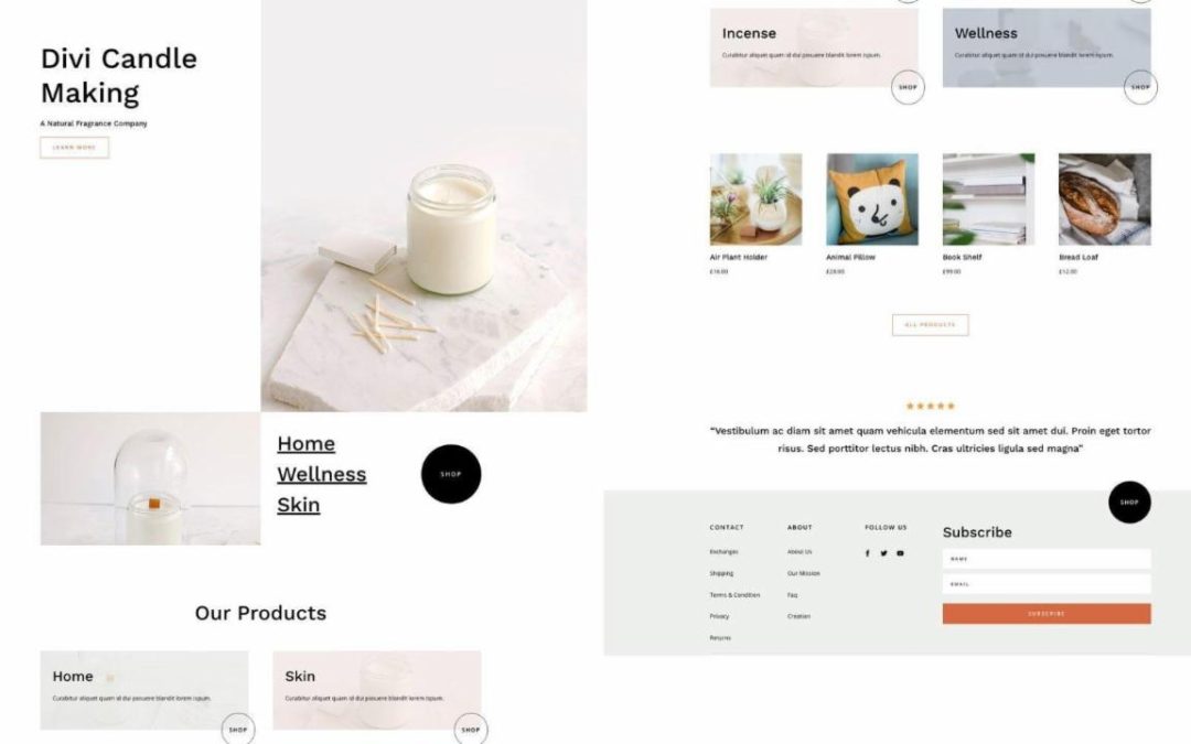 ET – Candle Making Home Page