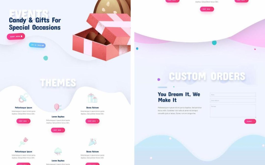 ET – Candy Shop Services Page