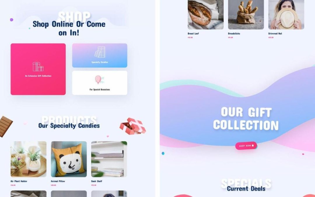 ET – Candy Shop Shop Page
