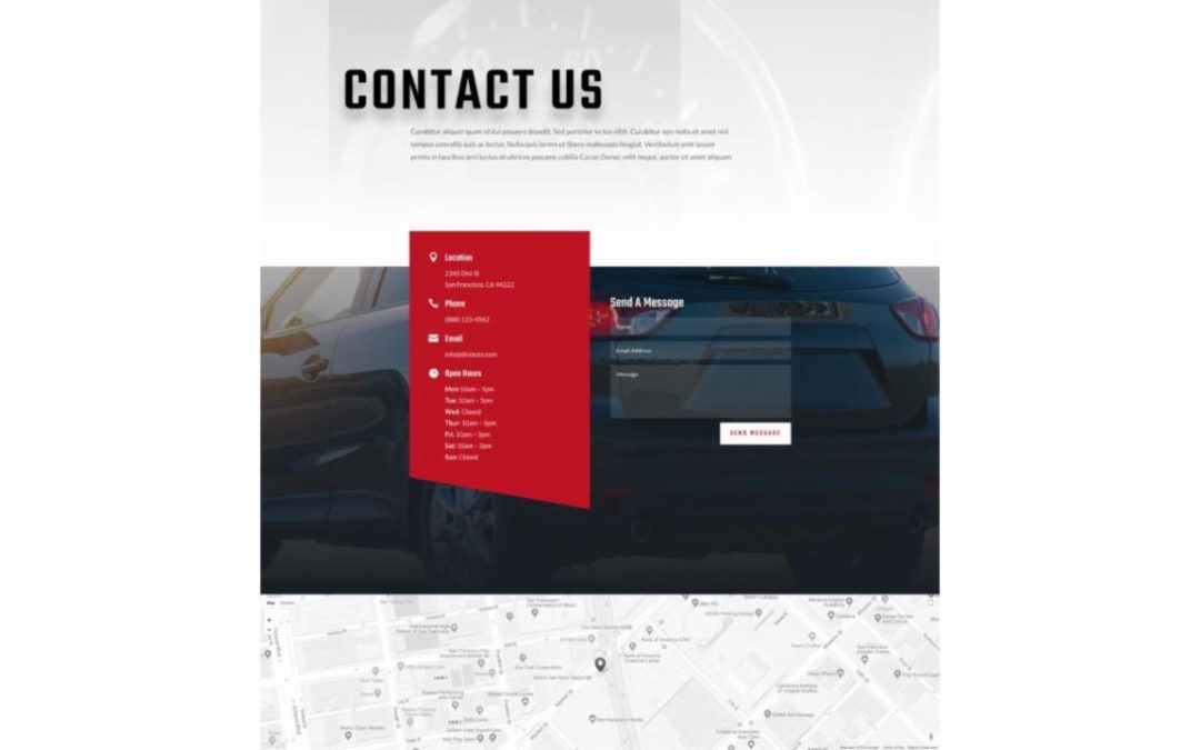 ET – Car Dealer Contact Page