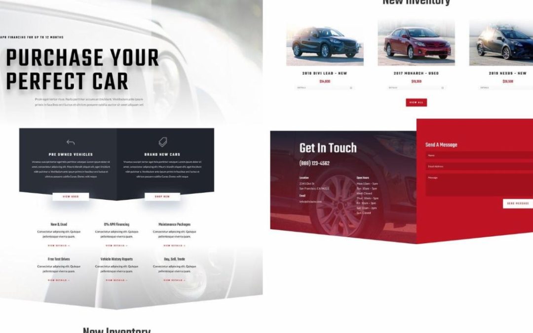 ET – Car Dealer Home Page