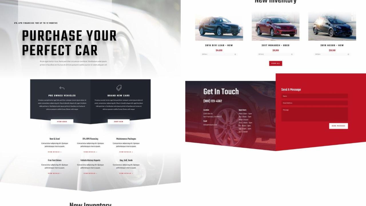 ET - Car Dealer Home Page