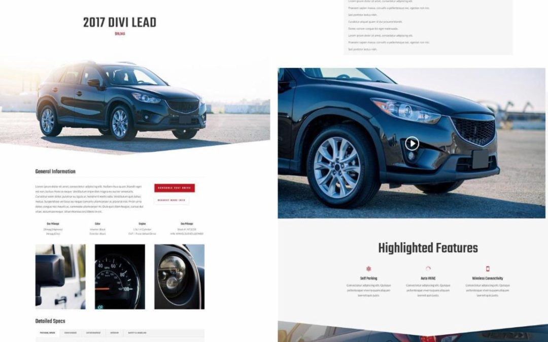 ET – Car Dealer Listing Page
