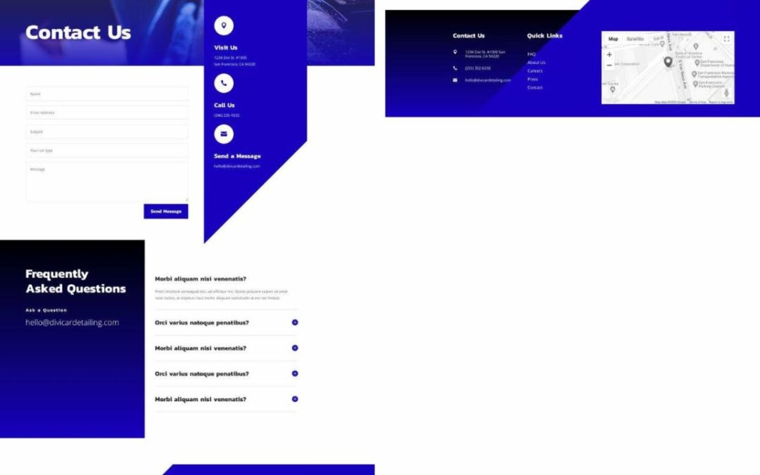 ET – Car Detailing Contact Page