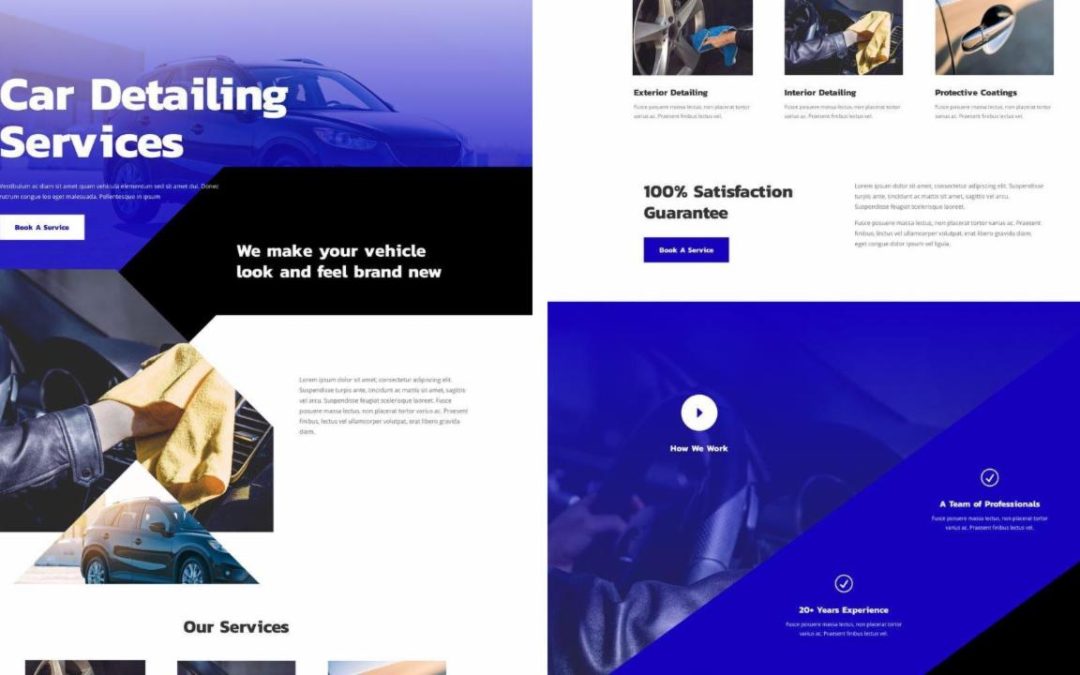 ET – Car Detailing Landing Page